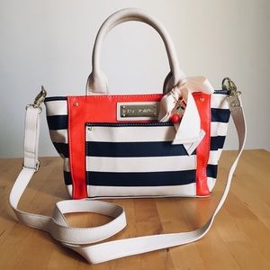 Betsey Johnson Striped Handbag